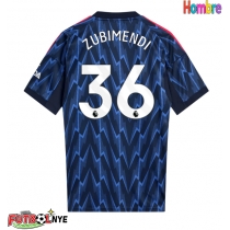 Camiseta Arsenal Martin Zubimendi #36 Visitante Equipación 2025-26 manga corta
